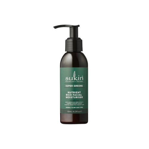 Sukin Super Greens Nutrient Rich Facial Moisturiser 125ml