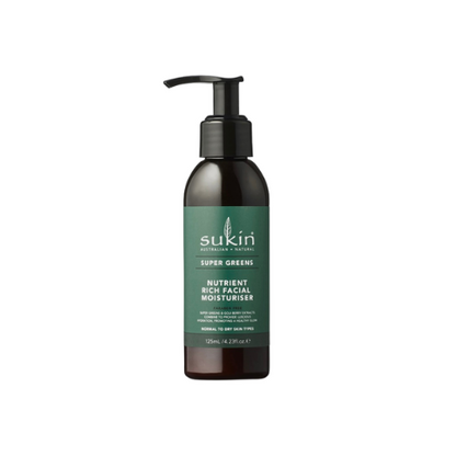 Sukin Super Greens Nutrient Rich Facial Moisturiser 125ml